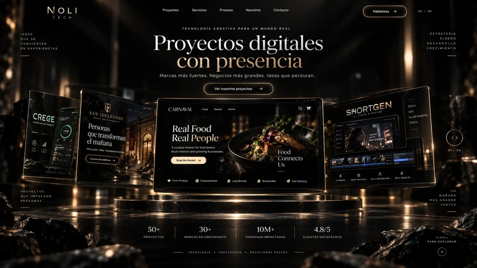 Identidad y presentación del proyecto NOLI Tech