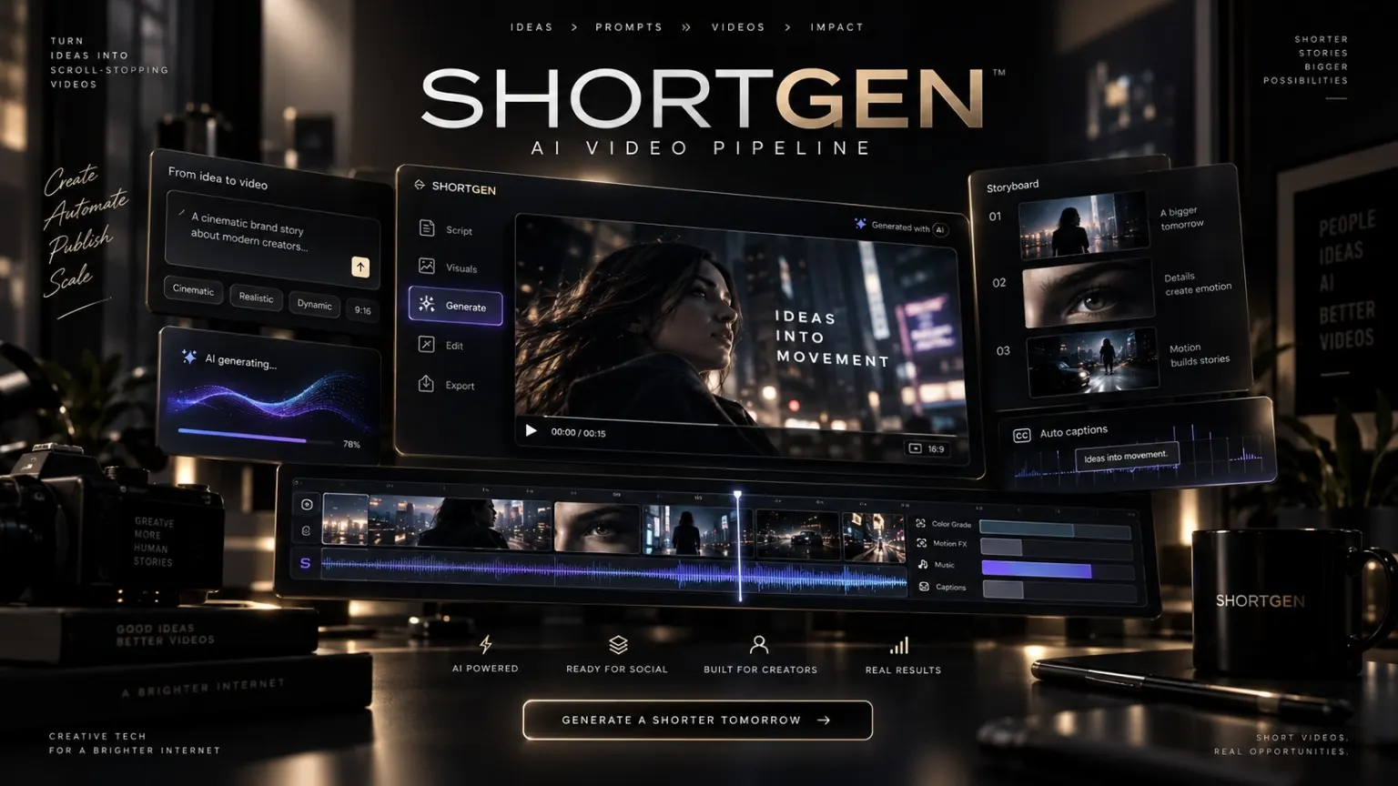 ShortGen — AI Video Pipeline